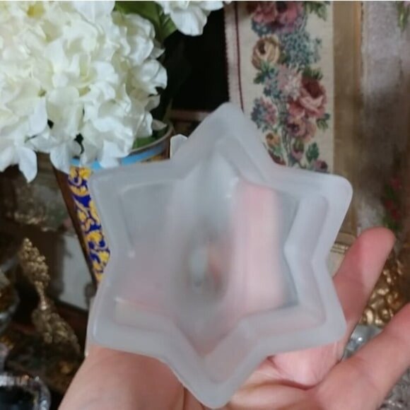 Vintage Milk Glass Angel Candle Holder - Picture 3 of 7